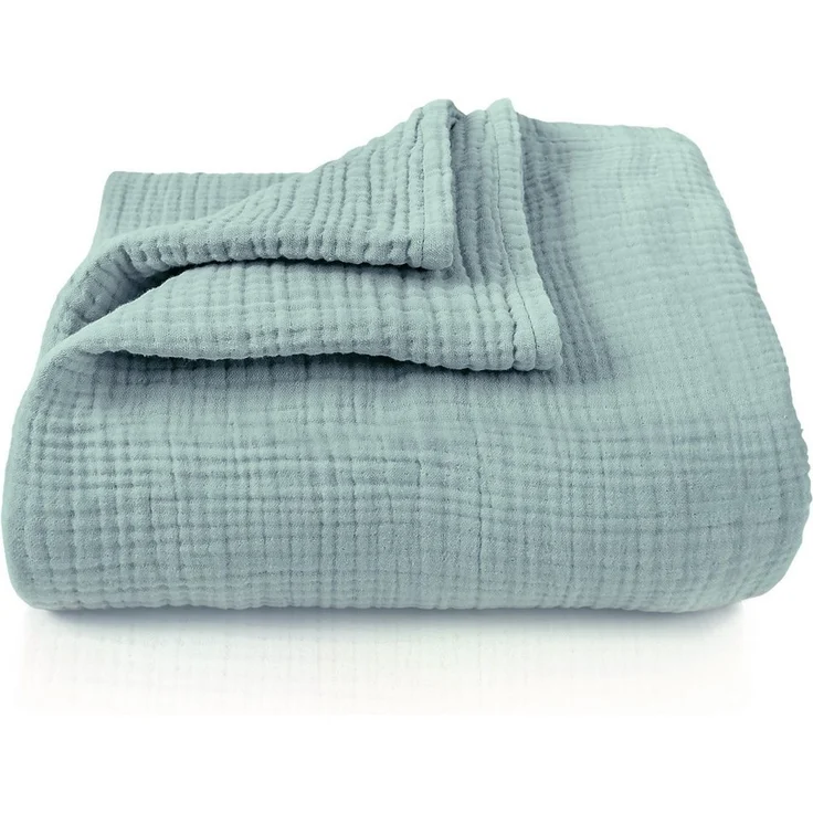 Babydecke Premium Musselin Babydecke 4-lagige Decke aus 100% Baumwolle, Laynenburg, Musselin Babydecke, Kuscheldecke oder Schlafdecke, Pucktuch, Spucktuch – Bild 5