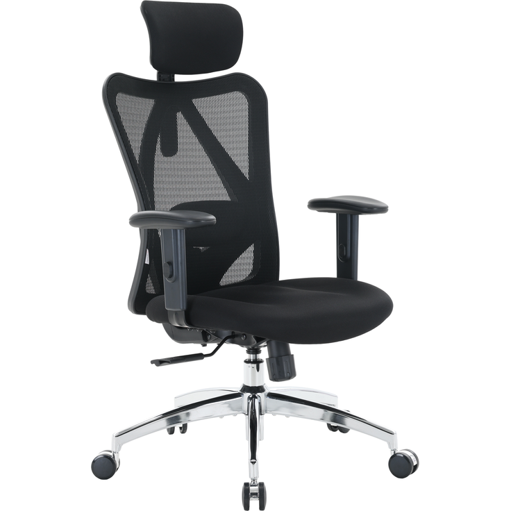 Sihoo Ergonomischer Stuhl M18, 130 x 74 cm, in Schwarz – Bild 10
