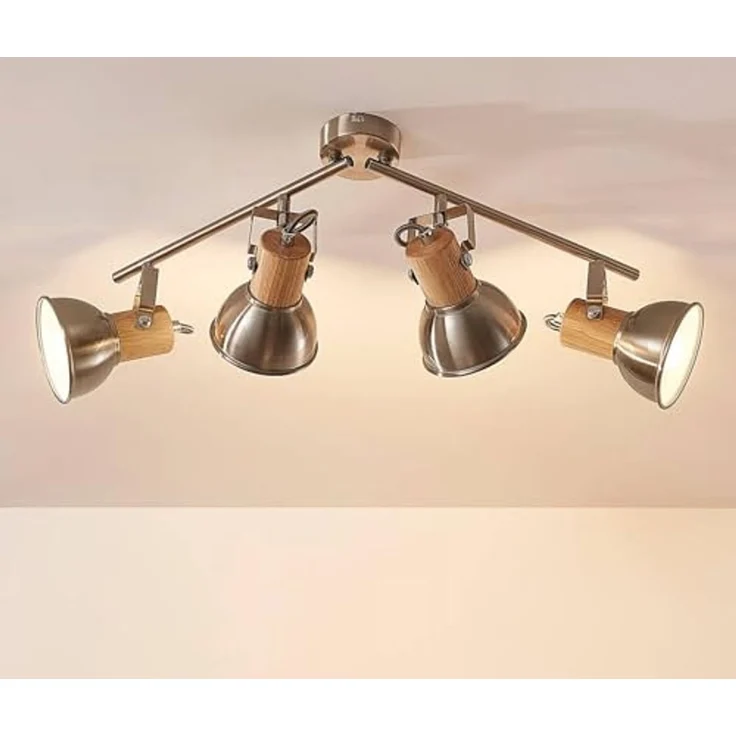 Lindby Deckenstrahler Dennis, Metall, Alu IP20, 4 x 8 W LED – Bild 4