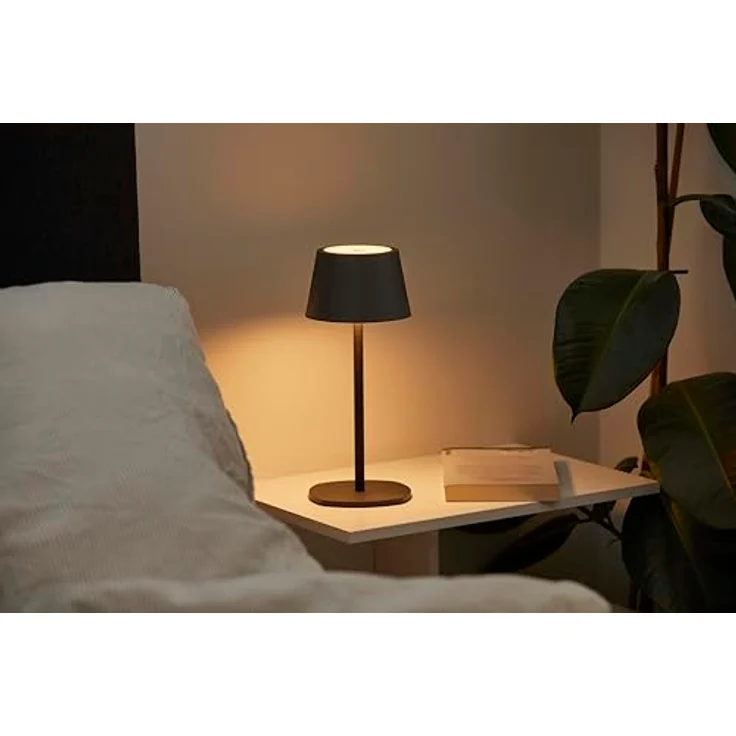 Northpoint LED Tischleuchte LED Akku Tischlampe Flaschenleuchte 3in1 45cm warmweiß – Bild 4