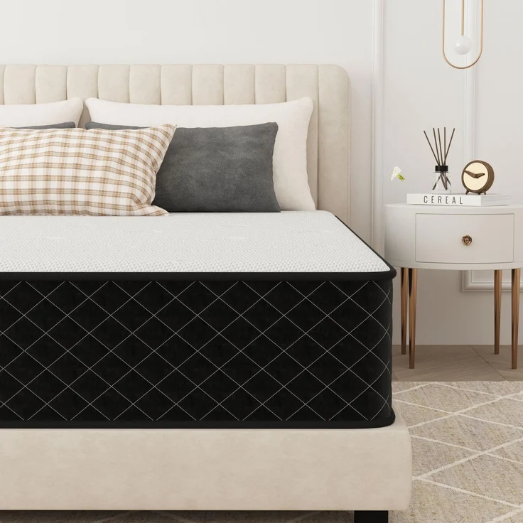 PurrJoys Matratze 160x200 H3 & H4 mit Oeko-TEX Zertifiziert, Höhe 25 cm 7 Zonen Taschenfederkernmatratze mit Memory Foam, Federkernmatratze mit weicher Oberfläche für Erwachsene