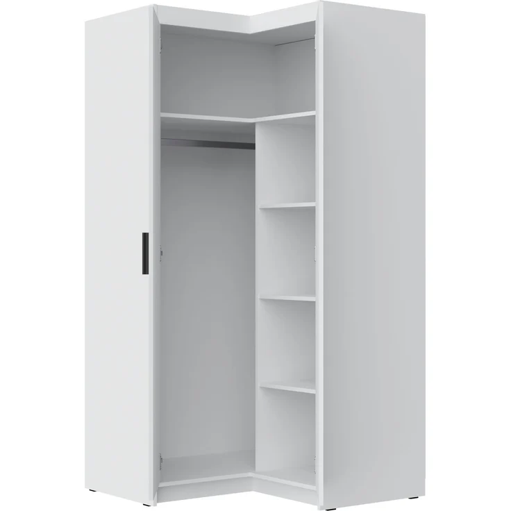 AX LIVING Eckschrank Eiche Sonoma Storicos Schrank 97,8 x190,5 x97,8cm – Bild 3
