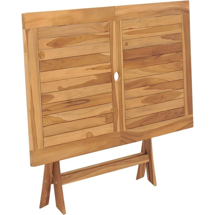 vidaXL Gartentisch Klappbar 120x70x75 cm Massivholz Teak 44682 – Bild 4