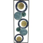 Metalldeko Blue Wohndekoration Deko Tischdeko Wanddeko