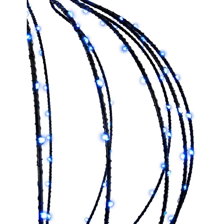 vidaXL Weihnachts-Finial-Licht 2 stk. 640 LEDs Blau 42049759 – Bild 6