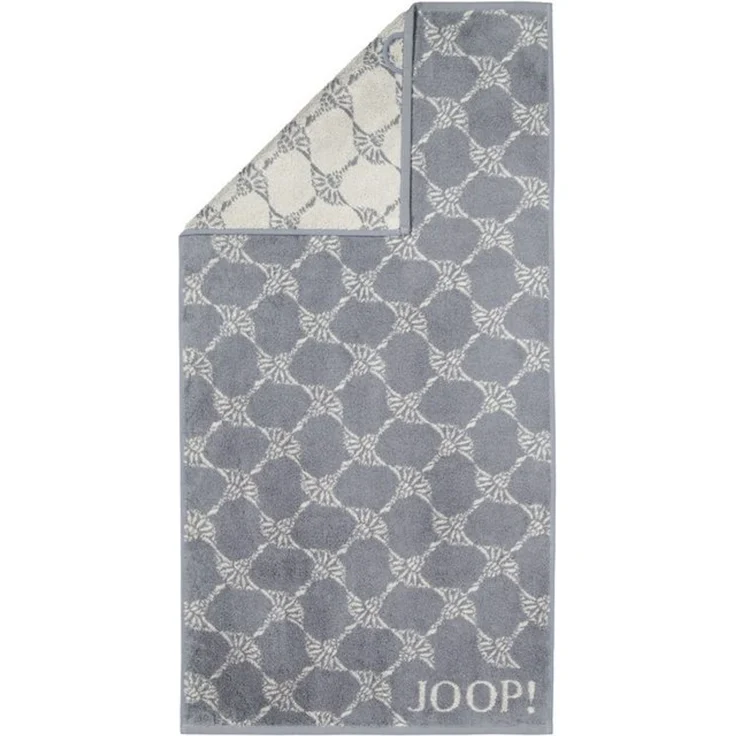JOOP! Handtuch Classic Cornflower Frottierkollektion - Walkfrottier Anthrazit 50x100cm – Bild 4