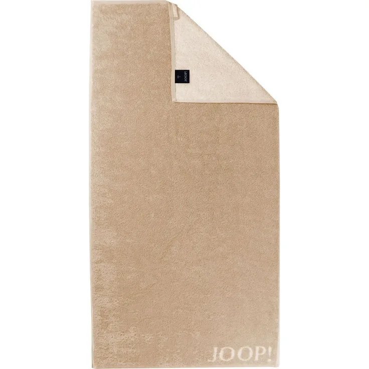 JOOP! Handtuch JOOP! Handtuchserie Classic Doubleface 1600-30 sand, 100% Baumwolle