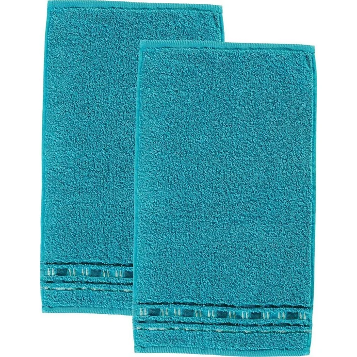 Erwin Müller Gästehandtuch Gästetuch "Achern" 2er-Pack, Frottier (2-St), Walk-Frottier Uni – Bild 5