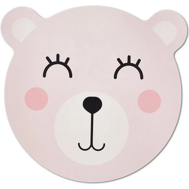 Zeller Present Platzset Bär, (1-St), Kunststoff, rosa, Ø38 cm (1 Stück) – Bild 2