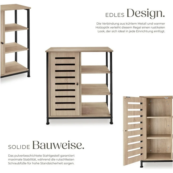 tectake Highboard Sideboard, Industrial Style – Bild 2