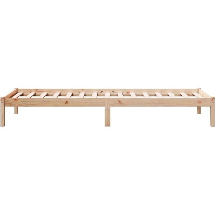 vidaXL Massivholzbett Extra Lang ohne Matratze 90x220 Kiefernholz 852416 – Bild 6