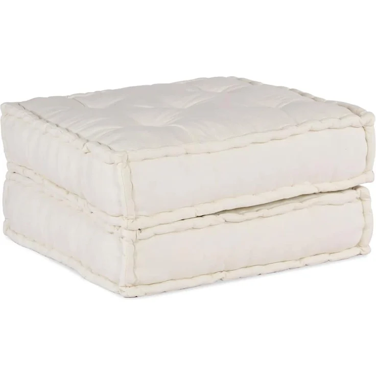 vidaXL Modulares Sofaelement Creme 70x70x36 cm Stoff 4019023 – Bild 2