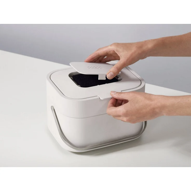 Joseph Joseph Stack Stein 4L Bioabfallbehälter Geruchsfilter – Bild 1