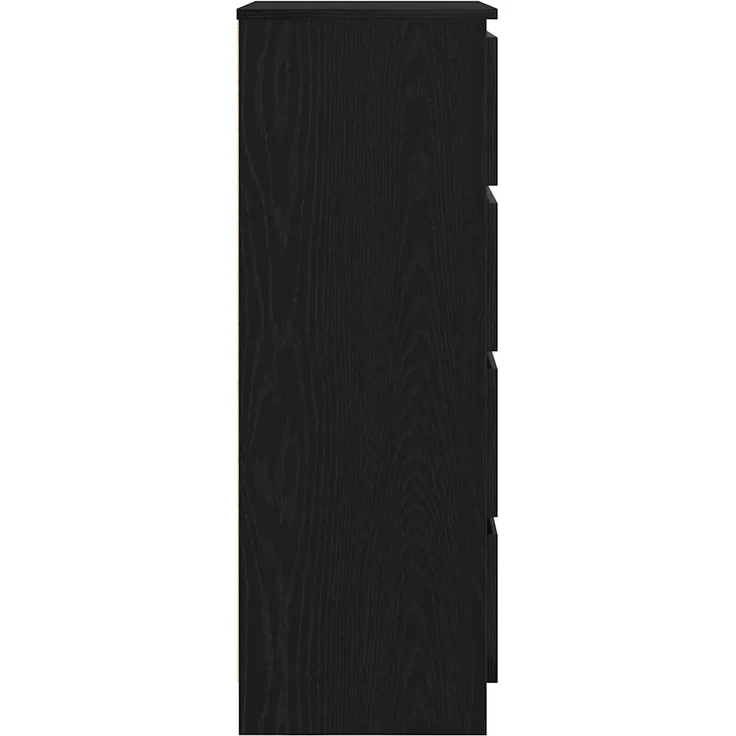 vidaXL Sideboard Schwarz Eichen-Optik 60x35x98,5 cm Holzwerkstoff 861992 – Bild 5