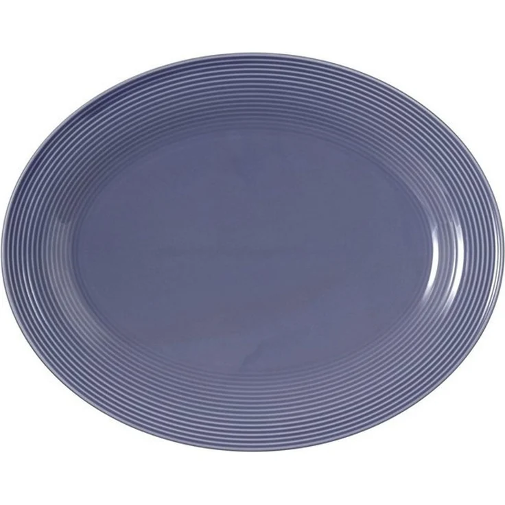 Seltmann Weiden Beat Color Glaze Servierplatte oval 35 x 28 cm - Fliederblau – Bild 2