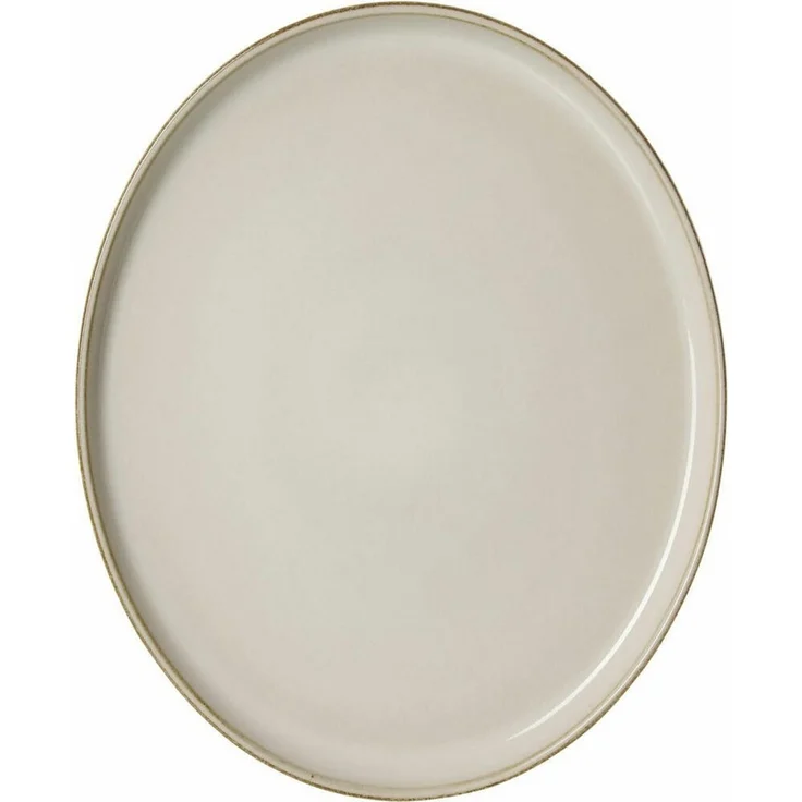 Ritzenhoff & Breker Servierplatte Olivia oval Beige 29.5 x 25 cm, Steingut – Bild 1