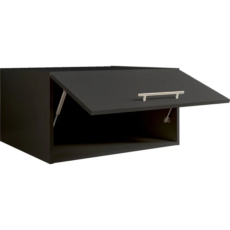 Laundreezy Aufsatzschrank, Holzwerkstoff anthrazit, 38 x 67,5 x 67,5 cm – Bild 3
