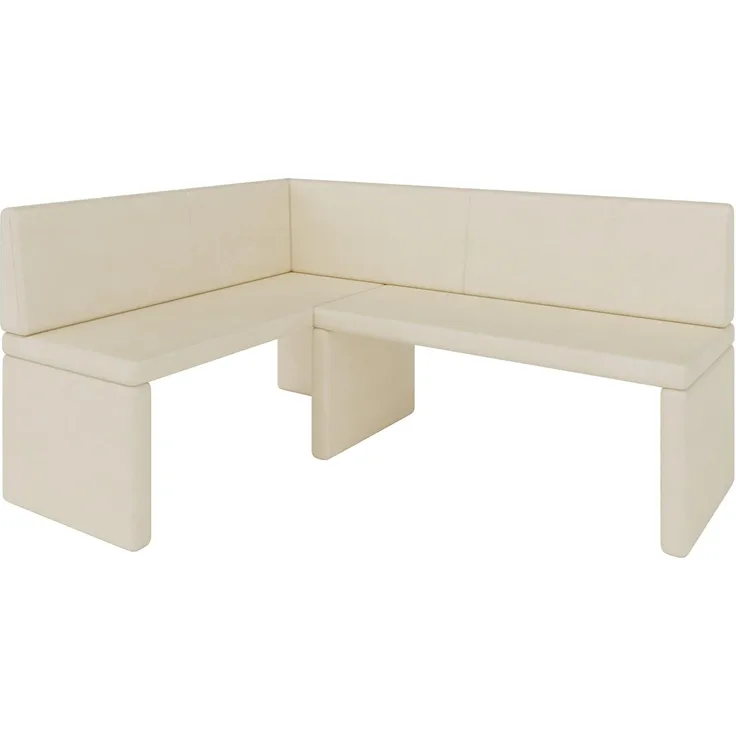 Eckbank Akiko Corner Bench - Eckbankgruppe für Ihrem Esszimmer, Küche modern, Sitzecke, Essecke. Perfekt für Küche, Büro und Rezeption. Solide und Starke Verarbeitung. (Soft 18, 142x196 cm Links)