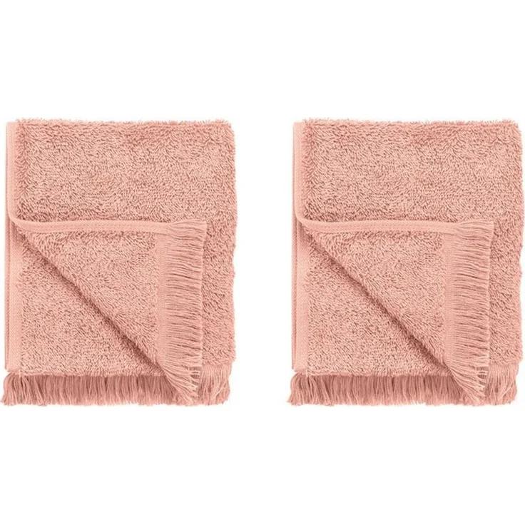 blomus Gästehandtücher -FRINO- 2er Set Luxuriöse Gästehandtücher mit Fransen-Design, (Set, 2-St), Luxuriös, Baumwolle, Fransen-Design, Pflegeleicht, 60 °C waschbar – Bild 2