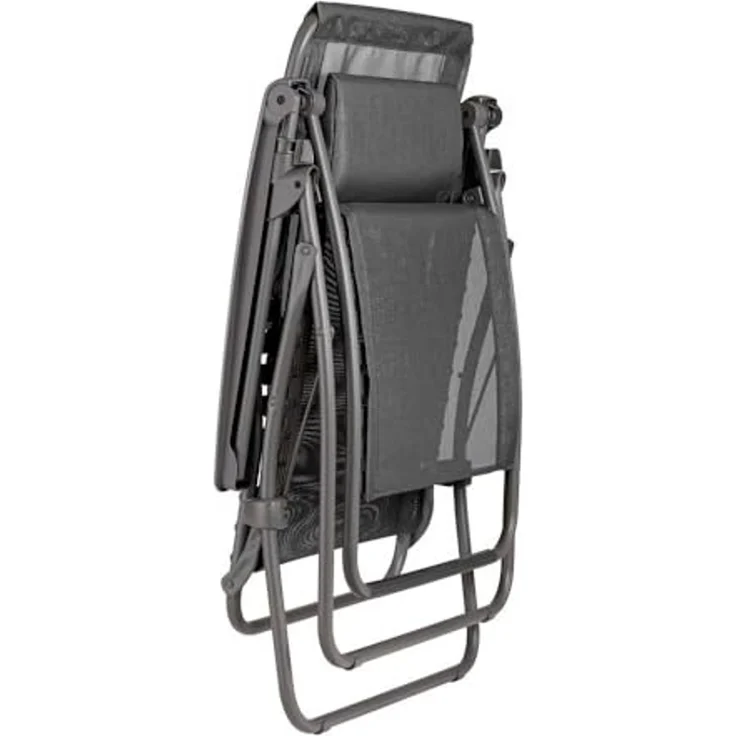 Lafuma RSXA Clip Black Titane Relaxliege Batyline® Iso Sonnenliege LFM2055.8551 – Bild 4