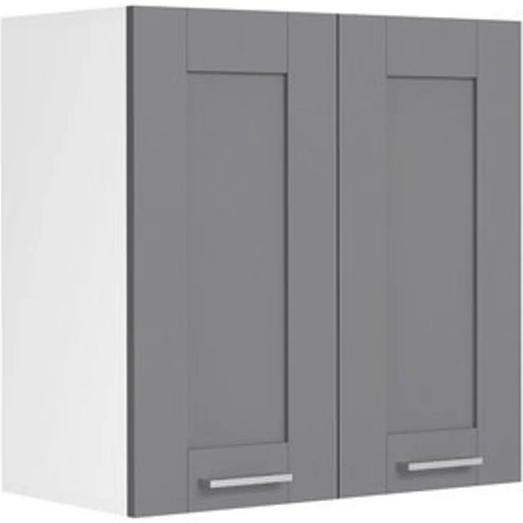VCM Küchenmöbel Hängeschrank Colura 919368 Weiß / Anthrazit H. 60 x B. 60 x T. 31 cm – Bild 6
