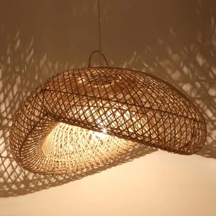 Rattan Lampe Luna M