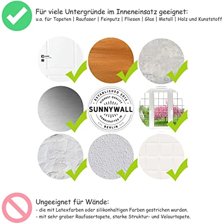 Sunnywall Wandtattoo Zug blau Wandsticker Wandtattoo (3 St), konturgeschnitten – Bild 9