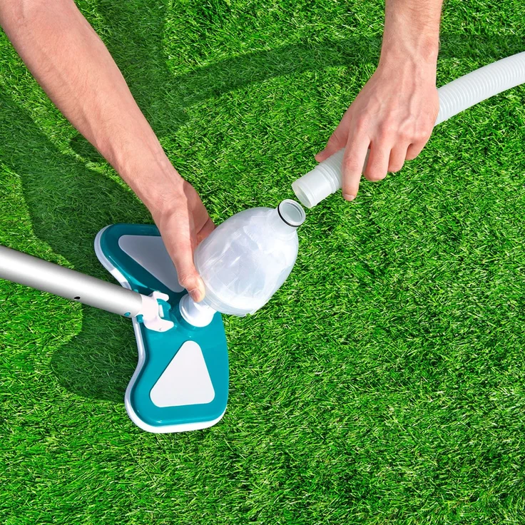 Poolpflege Basis-Set AquaClean™ mit pumpenbetriebenem Poolsauger & Kescher für Poolgrößen bis 610 cm – Bild 11