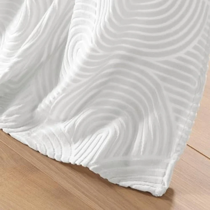 U10 Gardine mit Öesen EVA, Weiß, 135x260 cm – Bild 3