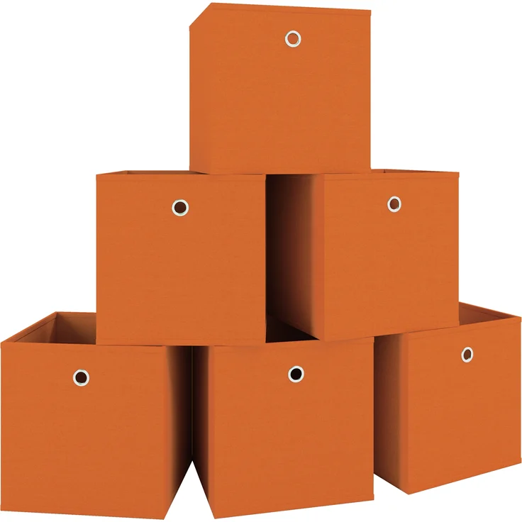 VCM Aufbewahrungsbox Boxas 913545 Orange H. 28 x B. 27 x T. 27 cm – Bild 1