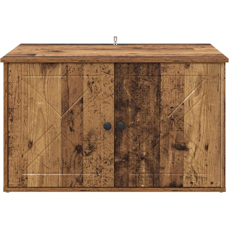 vidaXL Katzenhaus Altholz 85 x 55 x 50 cm Holzwerkstoff 8000732 – Bild 7