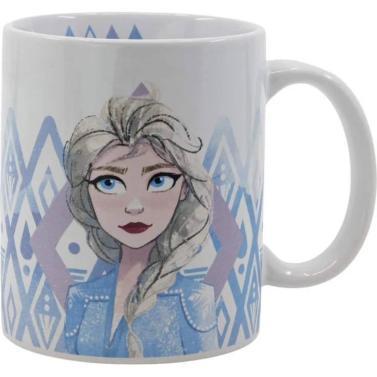 Tasse mit Frozen Motiv 325ml aus Keramik Anna & Elsa 11oz Kindertasse Mädchen