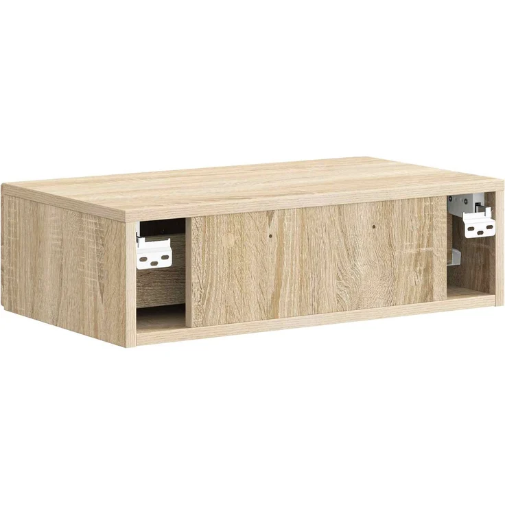 vidaXL Wandmontierter Beistelltisch Sonoma-Eiche 59 x 34,5 x 17 cm 898657 – Bild 7