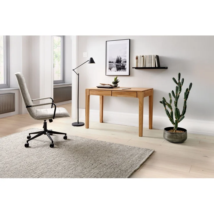 Carryhome 'NIKOLAS' Bürodrehstuhl, Stoff natur, 59 x 110 x 75.5 cm, 140 kg belastbar, höhenverstellbare Armlehnen – Bild 8