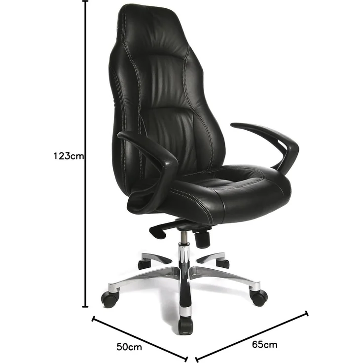 TOPSTAR | Chefsessel RS1 | mit Kniematic-Wippmechanik | schwarz – Bild 3