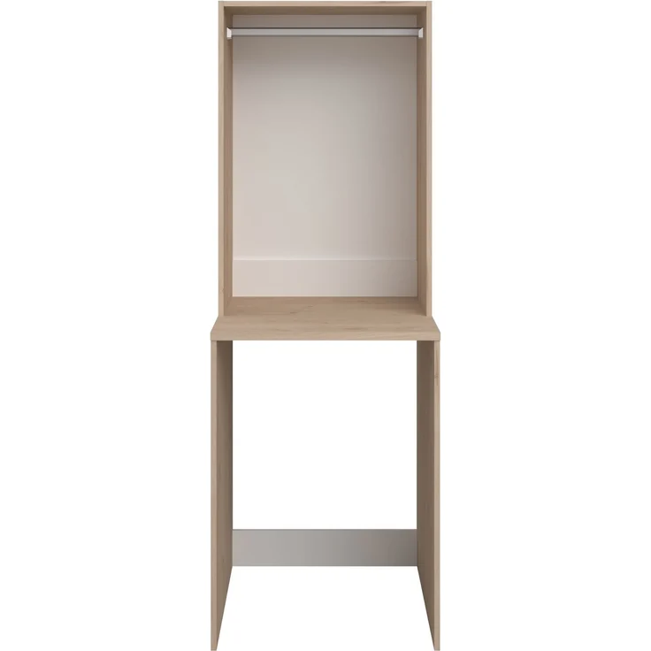 Mehrzweckschrank-Set >Laundry 2< (3-teilig) Eiche Dekor / Weiss - 204x184x67 (BxHxT) – Bild 5