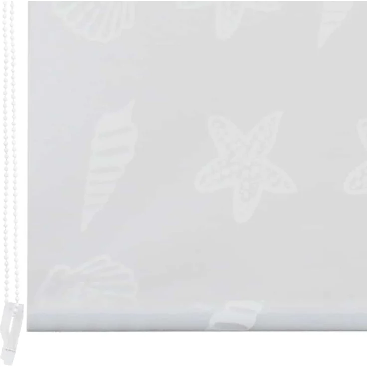 vidaXL Duschrollo 140x240 cm Seesternmuster 142862 – Bild 6