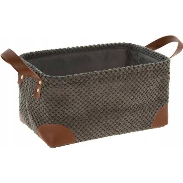 Home Styling Collection Aufbewahrungskorb Cord mit Griffen 30 x 20 x 15 cm