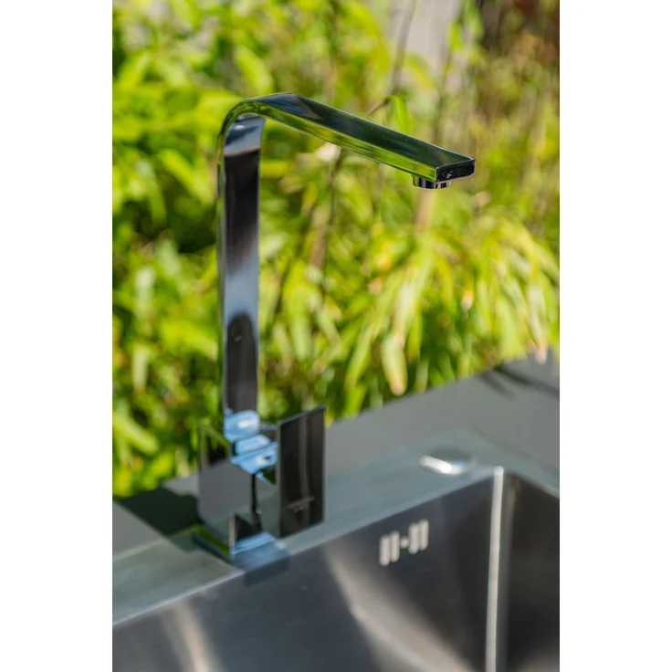 Gardissimo RUDOLF Alu Outdoor Küche inkl. Spüle wetterfest carbon black – Bild 7