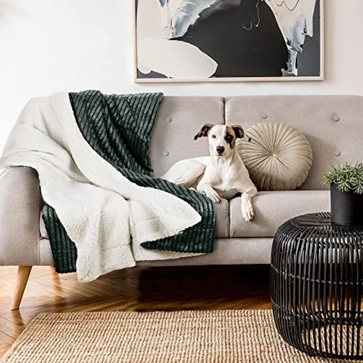Beautissu Elisa Kuscheldecke, Schwarz, 220x240 cm, aus 100% Mikrofaser Polyester, pflegeleicht und extrakuschelig mit Glitzereffekt – Bild 8