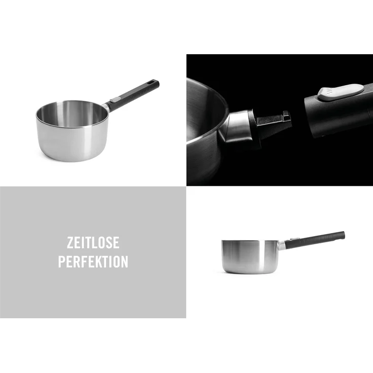 WOLL Milchtopf Logic Steel, Edelstahl 18/10 (1-tlg), 5-Schicht-Aufbau – Bild 2