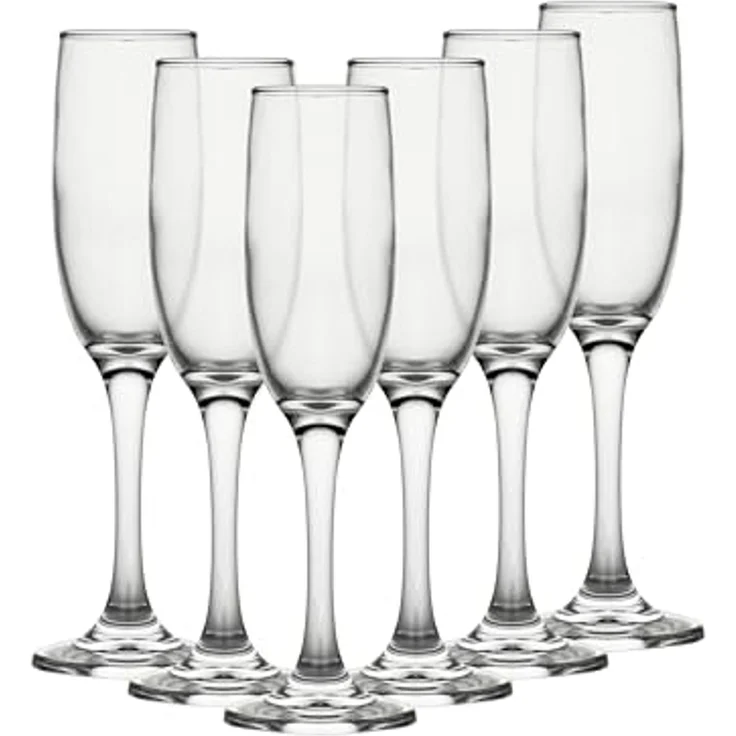 ECHTWERK Sektglas Champagnerkelche Set 170 ml, 6-tlg, Glas, für Champagner, Schaumwein, Aperitifs, ideal für Feierlichkeiten – Bild 4