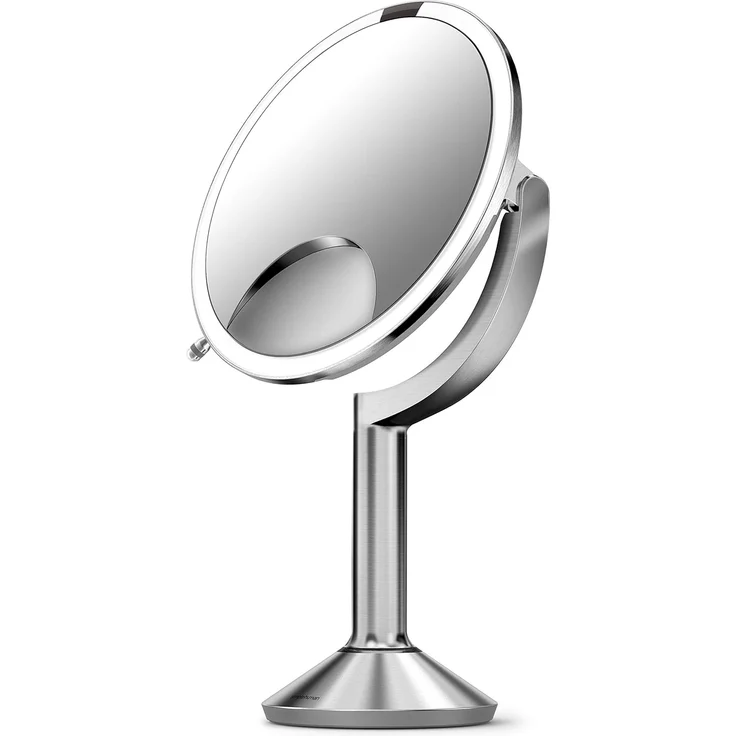 Simplehuman ST3024 Sensorspiegel Trio, gebürsteter Edelstahl, 20cm – Bild 3