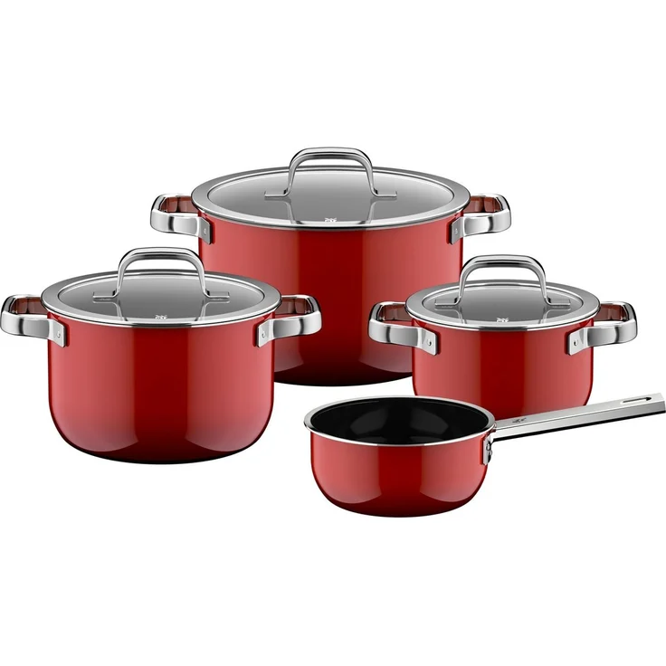 WMF Topf-Set Fusiontec Mineral Pro, Edelstahl, Glas (Set, 7-tlg), kratzfeste Oberfläche, wärmereduzierende Hohlgriffe, Made in Germany – Bild 5