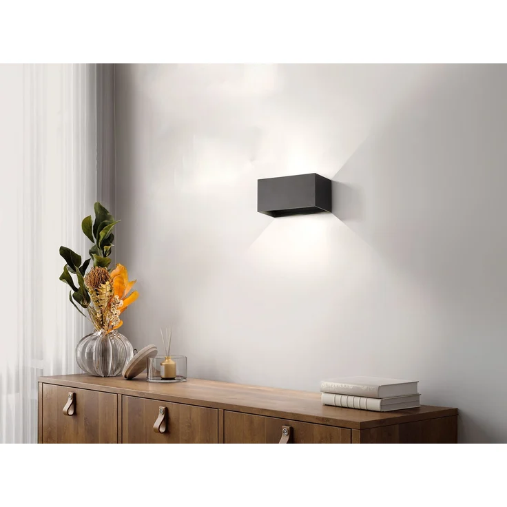 Fischer & Honsel 30516 LED Außenwandleuchte Wallo sandschwarz IP44 3000K – Bild 7