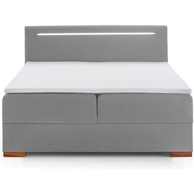 Cooper I Boxspringbett braun EicheStoffbezug 211cm x 182cm x 110cm – Bild 2