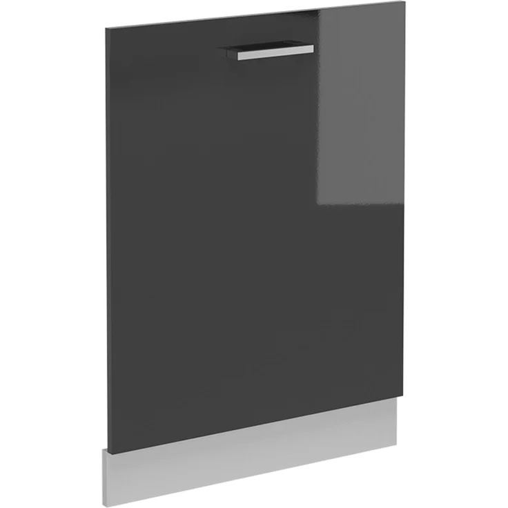 Geschirrspülblende R-Line Anthrazit Hochglanz 60 cm ohne Arbeitsplatte Vicco – Bild 1