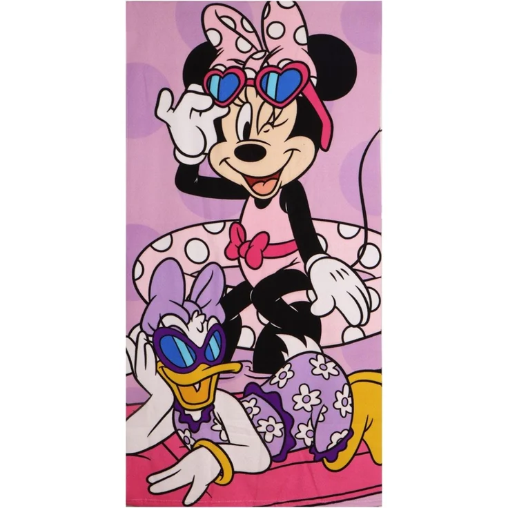 Disney Minnie Mouse Strand Set Kinder Badetuch 70 × 140 cm Cap Turnbeutel – Bild 4