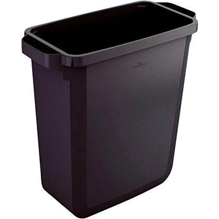 Durable Durabin 60 Abfallbehälter, 60 L, mit Tragegriffen, schwarz (1800496221)