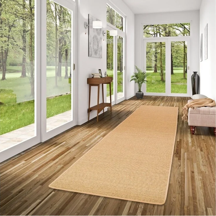 Snapstyle Sisalteppich Sisal Natur Läufer Teppich, Rechteckig, Höhe: 6 mm – Bild 1